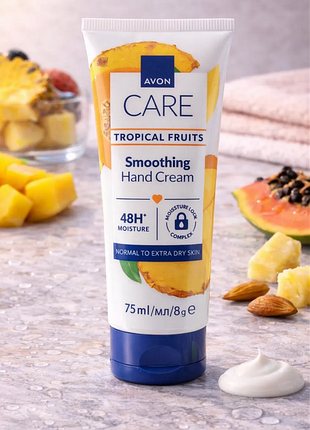 Крем для рук з екстрактами фруктів avon care, 75 мл / ейвон крем