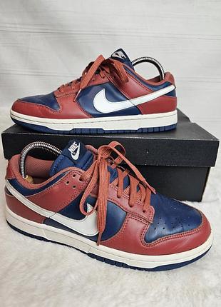 Шкіряні кросівки nike dunk 40.5 розмір