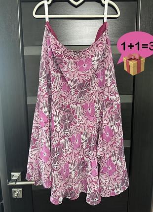Жіноча міді-спідниця klass collection з легким квітковим принтом