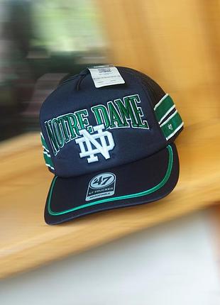 Оригінал бейсболка кепка тракер notre dame fighting irish-ша нхл нота дам usa nhl nba mlb nfl new era 47 brand trucker нба млб нфл nike adidas ny la