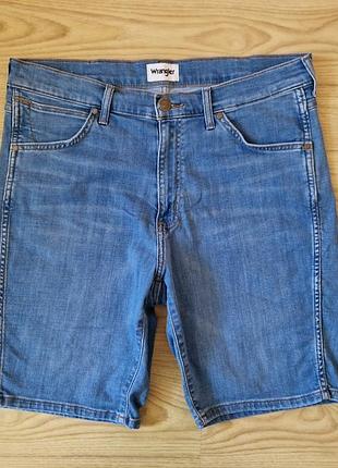 Шорти джинсові чоловічі wrangler розмір w34 (вранглер) original
