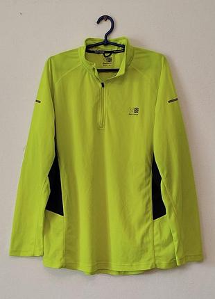 Мужской неоновый лонгслив спорт.karrimor.
