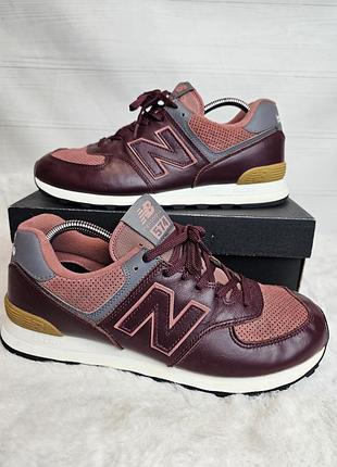Кросівки new balance 574 leather 45 розмір