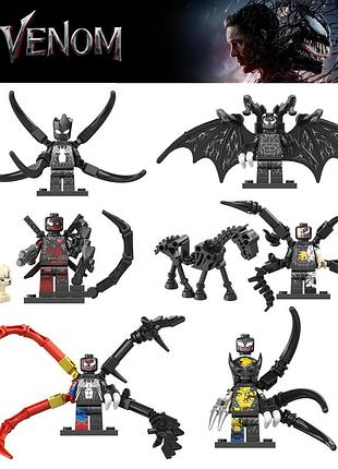 Набор фигурок марвел веном marvel venom совместимы с lego 6 шт