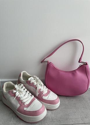 Рожева сумка pull&bear 4