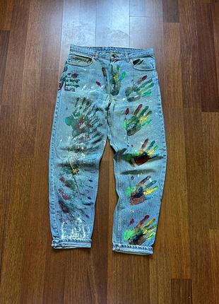 Levi’s штани чоловічі джинси street style paint оригінал б у