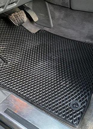 Поліуретанові килимки (2007-2012, eva, чорні) для toyota land cruiser 200 рр