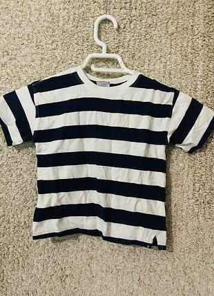Стильна дитяча футболка zara у смужку