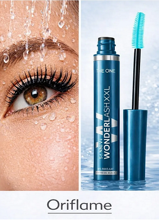 Мультифункціональна туш для вій водостійка 5 в 1 the one wonder lash, oriflame