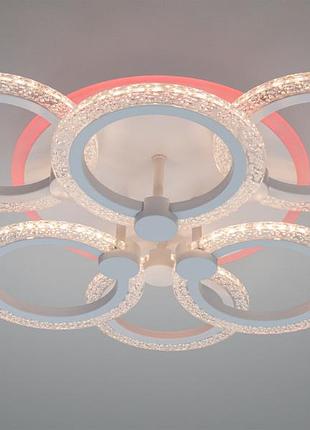 Потолочная led-люстра a8180/3+3wh led 3color dimmer