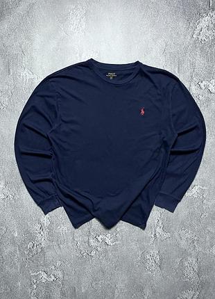 Vintage винтажный лонгслив polo ralph lauren big pony биг пони size m размер м