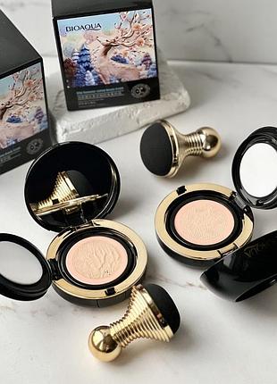 Уценка!!! тональный кушон тон 02 айвори вв крем bioaqua silky concealer keeping beauty cream 15мл