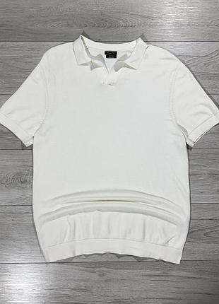 Old money вязаная футболка поло массируем дутые олд маней massimo dutti extrafine, xxl, оригинал