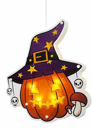 Світлодіодна декорація halloween led pumpkin livarno home зі звуком та підсвіткою