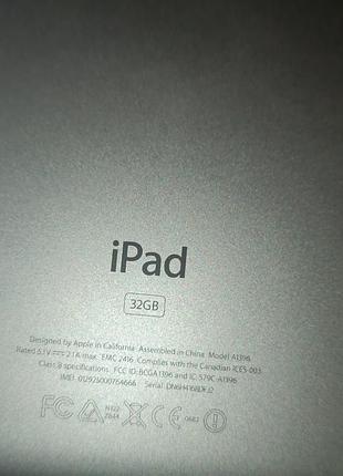Продам ipad 2 apple a1396 8
