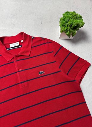 Поло футболка чоловіча lacoste оригінал преміальна made in france