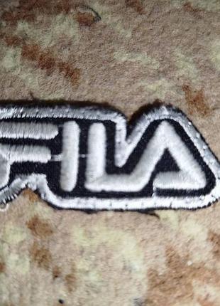 Шеврон / нашивка fila (вышивка) - оригинальный логотип, состояние б/у