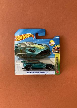 Машинка хот вілс астон мартін aston martin vantage gt3 hot wheels 2026