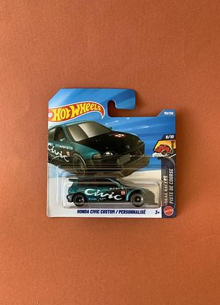 Машинка хот вілс хонда цівік honda civic custom / personnalse hot wheels 2026