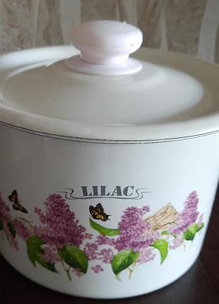 Каструля емальована, idilia