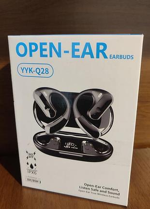 Наушники yyk-q28 open ear bluetooth 5.4, беспроводные наушники, спортивные наушники
