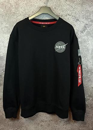 Свитшот alpha industries оригинал