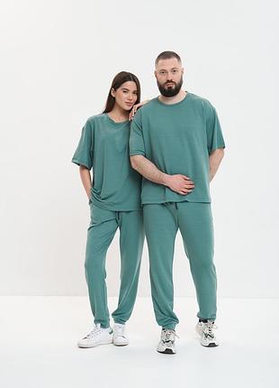 Спортивный костюм штаны + футболка active - унисекс