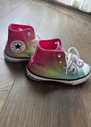 Кеди високі converse chuck taylor ombre 28,5