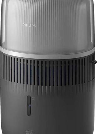 Зволожувач повітря philips традиційне зволоження series 4000, 44м2, 4,5л, 300мл/г, сенсорне, режим сну, нічник, чорний