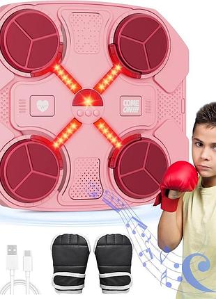 Caidi toys – настенная музыкальная боксерская машина с bluetooth, настенный тренажер ударов с led подсветкой от usb. уценка