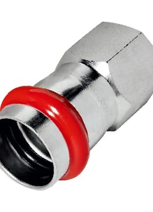 Переходник с внутренней резьбой koer kq.a3510f press-inox aisi 304 35x1" (kr6296)
