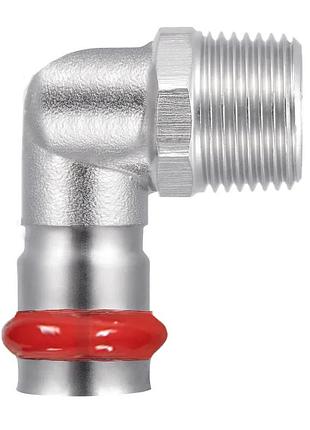 Коліно 90° зр koer kq.l2808m press-inox aisi 304 28x3/4" (kr6418)