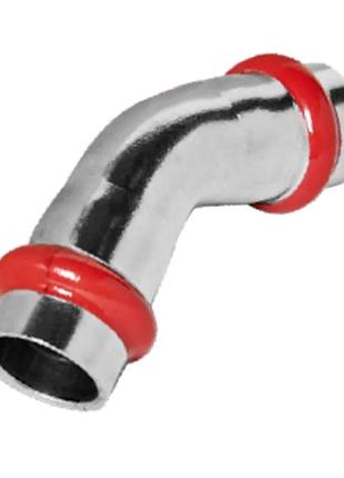 Коліно 45° дворозтрубне koer kq.b22-2 press-inox aisi 304 22x22 (kr6434)