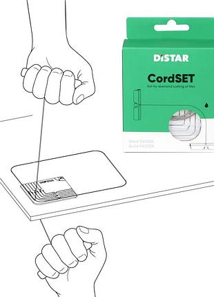 Набор distar cordset для радиусной резки алмазной струной керамогранита (71419034039)