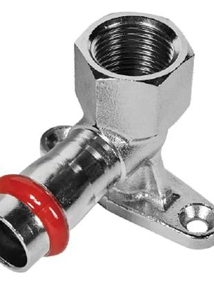 Коліно настінне 90° вр koer kq.v2208f press-inox aisi 304 22x3/4" (kr6424)