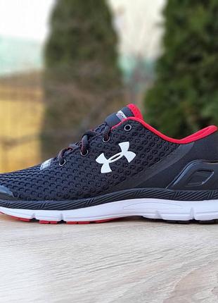 Undr armour speedform gemini чёрные с красным
