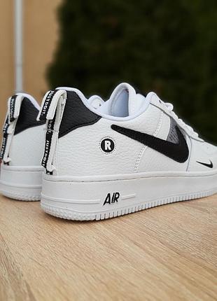 Nike air force 1 lv8 белые с чёрным