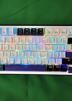 Механічна rgb-клавіатура hellyberry hk75 pro wireless з дисплеєм та енкодером