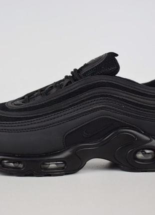 Nike air max 97 tn черные полностью