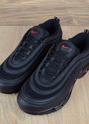 Nike air max 97 tn черные с красным