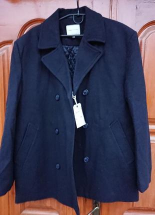 Брендове фірмове англійське шерстяне пальто бушлат aspen&court,нове з бірками,розмір l-xl.2 фото