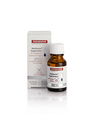 Baehr противогрибковая настойка для ногтей pedibaehr medilamin® с пироктон оламином 15 мл