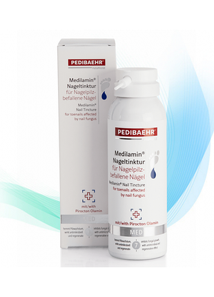 Baehr противогрибковая настойка для ногтей pedibaehr medilamin® с пироктон оламином 125 мл