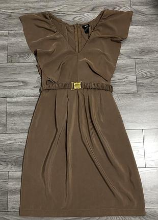 Плаття сукня тілесного кольору h&m