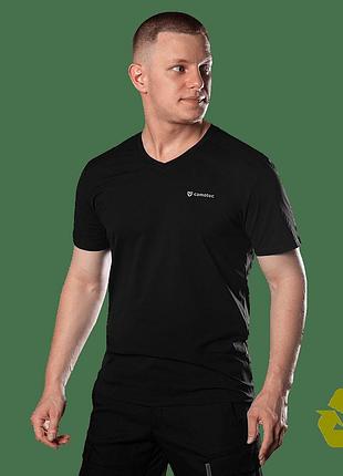 Футболка тактическая totem v-neck черная