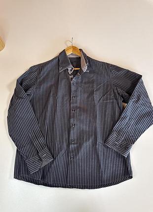 Чоловіча сорочка freesman sartoria xl в полоску італія