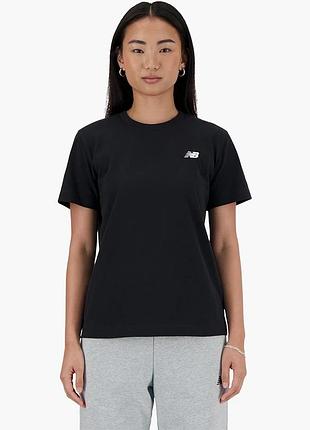 Футболка жіноча new balance t-shirt black wt41509bk
