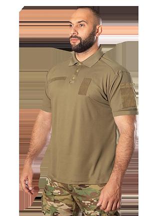 Тактическое поло army id 2.0 coolpass pique lt — tan