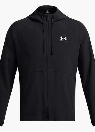Вітровка чоловіча under armour vibe woven jacket black (6003001-001)