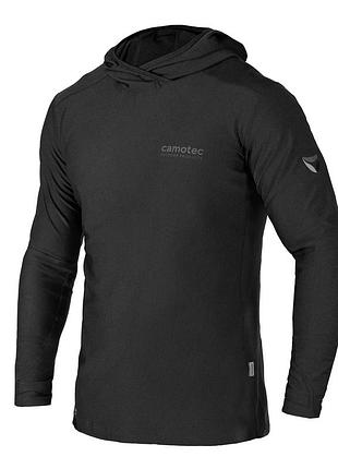 Лонгслив chiton hood 2.0 черный 4xl